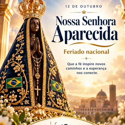 Há conexões que nascem do carinho, da gratidão e da fé. 💙 Neste 12 de outubro, a Idea Digital homenageia Nossa Senho…