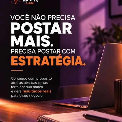 📲 Postar por postar não é estratégia. Mais do que estar presente nas redes sociais, sua marca precisa de conteúdos q…